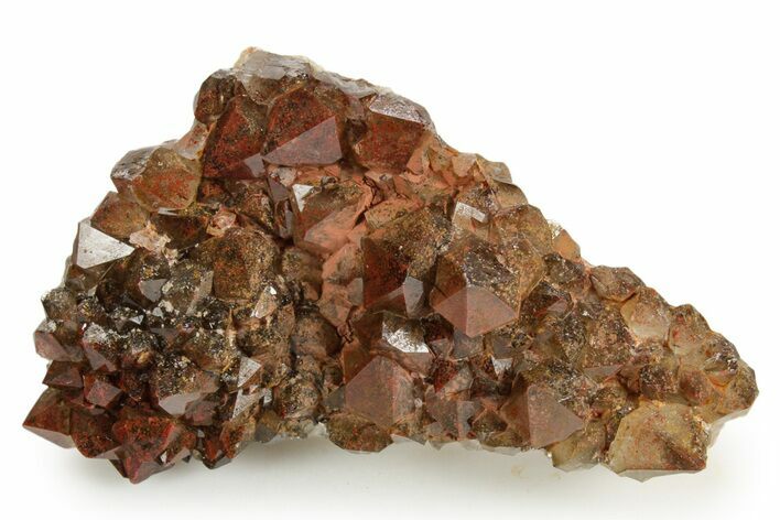 Thunder Bay Smoky Amethyst Cluster with Hematite - Canada #349933